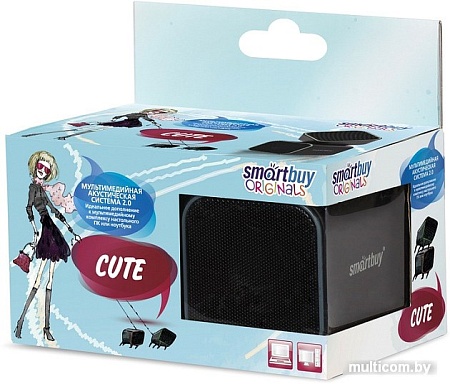 Акустика SmartBuy Cute (черный/серый) [SBA-2570]