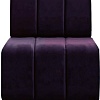 Интерьерное кресло Brioli Руди Полоса (велюр, B40 фиолетовый)