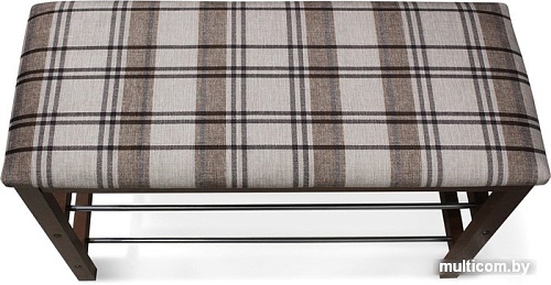 Тумба для обуви Sheffilton SR-0628-TP (темный орех/коричневый scotch)