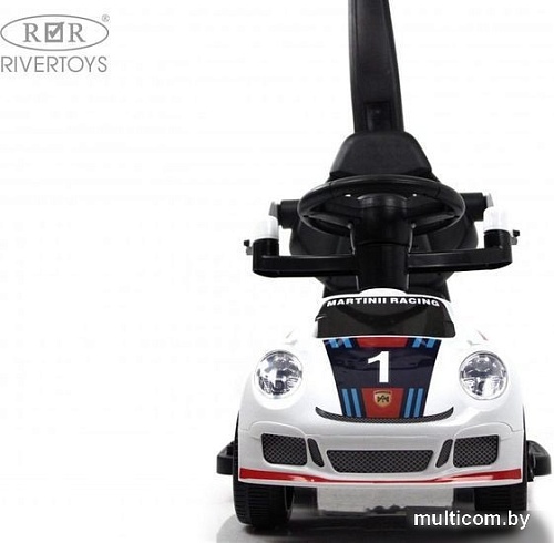 Каталка RiverToys F005FF-P (белый)