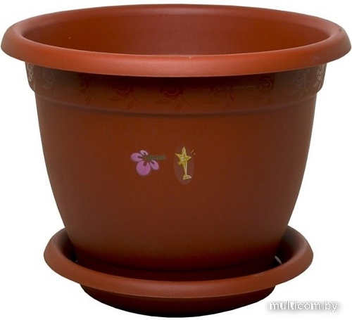 Горшок Plastic Republic ING42024F (коричневый)