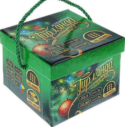 Световой дождь Luazon Led-360 (2x1.5 м, мульти) [1080461]