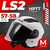 LS2 OF616 Airflow 2 Solid (M, белый глянцевый)