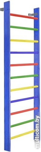 Шведская стенка (лестница) Dinamika ZSO-000090 цветная (массив сосны, боковина 110х35 мм)
