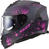 Мотошлем LS2 Ff800 Storm Il Burst (M, черный матовый/розовый)