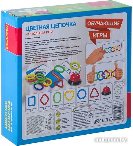 Настольная игра Bondibon Цветная цепочка