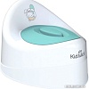 Детский горшок Kidwick Ракушка KW030102 (белый/бирюзовый)