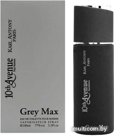 Туалетная вода Jean Jacques Vivier 10th Avenue Grey Max EdT (100 мл)