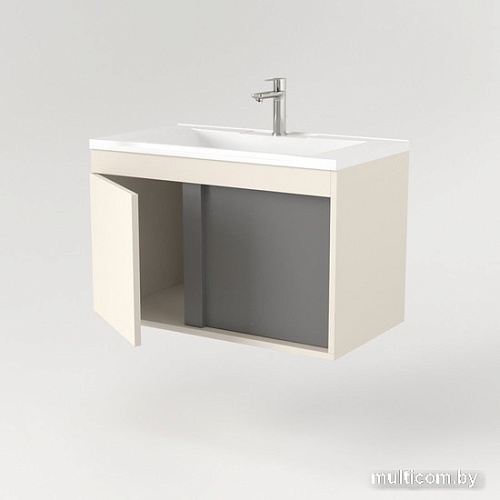 Дабер Тумба под умывальник 014 WeltWasser Deilbach 7517-70 Т14.7W.0.19 (бежевый/серый)