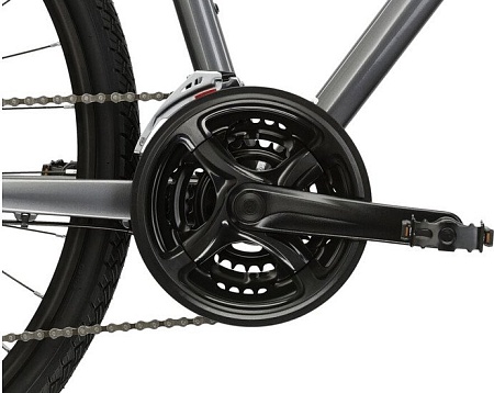 Велосипед Kross Evado 4.0 XL/23" 2024 (графит/красный глянцевый)