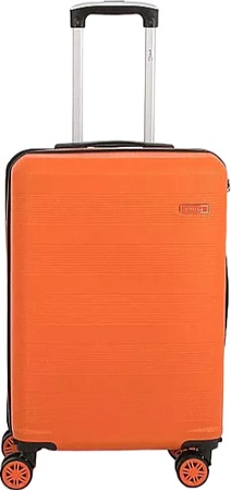 Чемодан-спиннер Grott 321-591/5-21 (оранжевый/коричневый)