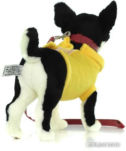 Классическая игрушка Hansa Сreation Собака чихуахуа, в желтой футболке 6384 (27 см)