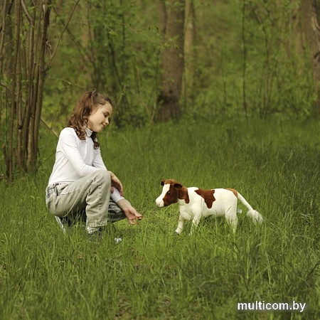 Классическая игрушка Hansa Сreation Теленок коричневый 4983 (52 см)