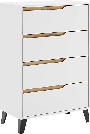 Комод ЭлиГард Eyva 4S (белый)