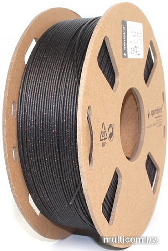 Пластик Gembird PLA 1.75 мм 1000 г 3DP-PLA-MX3-01-GBK (черный)