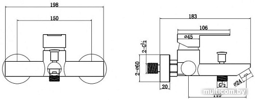 Смеситель Zollen Burg BU61215341