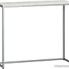 Консольный стол LoftyHome Мальборк 1627985 (мрамор сноу/серебро)