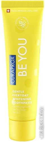 Зубная паста Curaprox Be You со вкусом грейпфрута и бергамота 60 мл (с 3 лет)