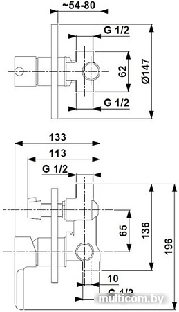 Смеситель Armatura Angelit 4729-410-00
