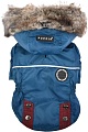 Куртка для животных Puppia Brock с капюшоном PAUD-JM1851-TE-M (синий)