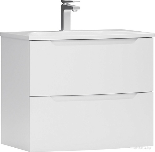 Belux Тумба под умывальник Ганновер НП 70-02 (1, белый глянец)
