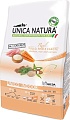 Сухой корм для кошек Unica Natura Unico Indoor с курицей, рисом и морковью 350 г