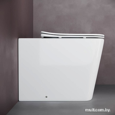 Унитаз приставной Ceramica Nova Cubic Rimless CN1809