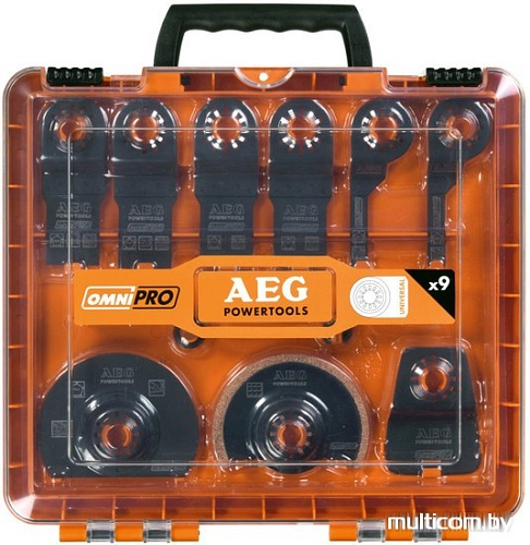 Набор оснастки AEG OmniPro 9 предметов [4932430314]