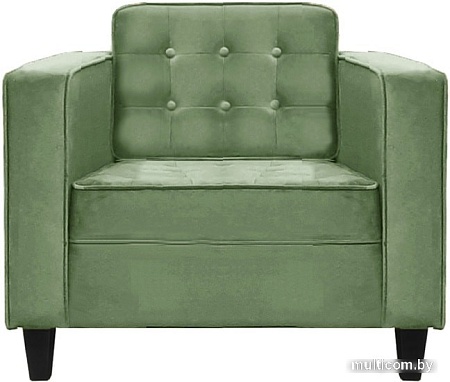 Интерьерное кресло Brioli Вилли (велюр, B61 мятный/темные ножки)