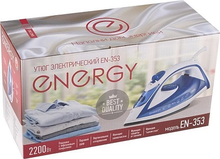 Утюг Energy EN-353 (голубой/белый)