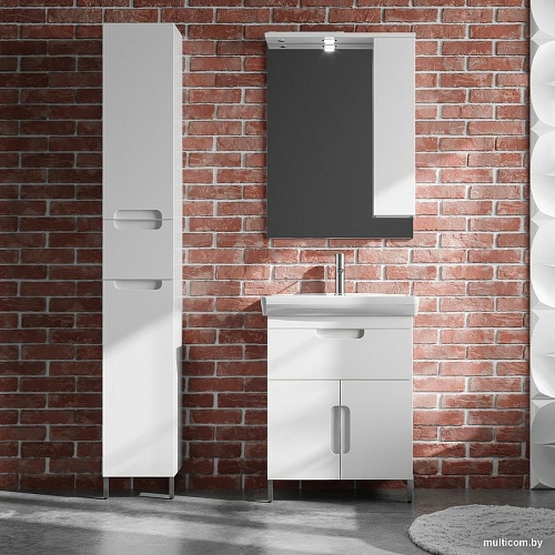 Belux Тумба под умывальник Мадейра Н 65-01 (1, белый глянцевый)