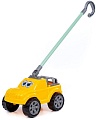 Игрушка-каталка Полесье Боби с ручкой 75007 (жёлтый)