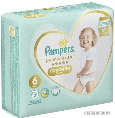 Трусики-подгузники Pampers Premium Care 6 (31 шт)