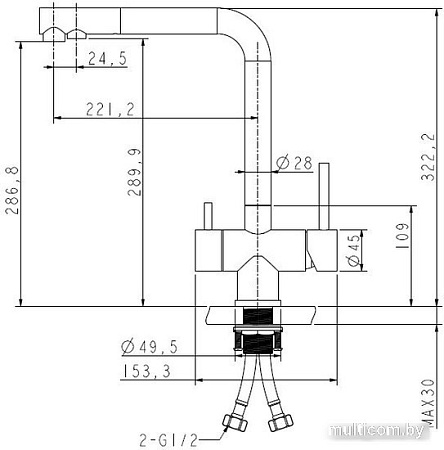Смеситель ARFEKA Gamina (satin)