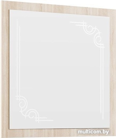 Зеркало МСТ. Мебель Оливия №6 (дуб сонома светлый)