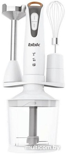 Погружной блендер BBK KBH0406 (белый/серый)