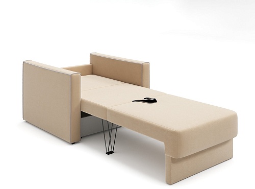 Кресло-кровать Mio Tesoro Атлантикс (Velutto 59, бежевый)