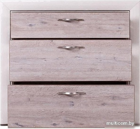 Комод Anrex Olivia 3S (вудлайн кремовый/дуб анкона)