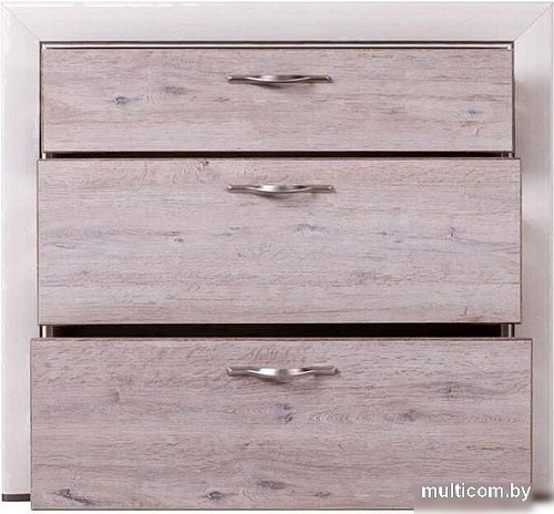 Комод Anrex Olivia 3S (вудлайн кремовый/дуб анкона)