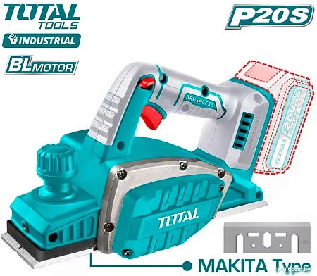 Рубанок Total TRLI20401 (без АКБ)