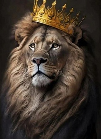 Картина по номерам ILikeGift Король - лев BHR0593