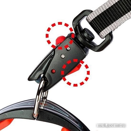 Поводок Ferplast Twist Matic G12/110 75375911 (черный/коричневый)