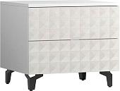 Консольный стол Shtabe Simple 7003 эко (травертин/белый/черный)