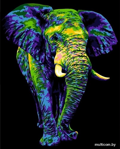 Картина по номерам ILikeGift Таинственный слон GLA76