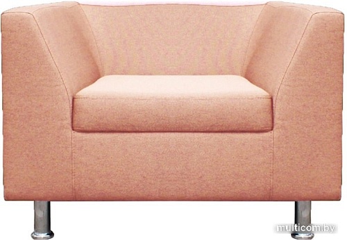 Интерьерное кресло Brioli Дедрик (рогожка, J11 розовый)