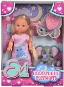 Кукла Simba Evi LOVE Эви Спокойной ночи с слоненком 5733355