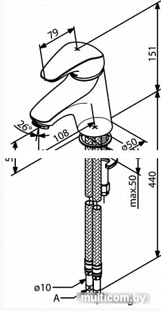 Смеситель Damixa Space 100210000
