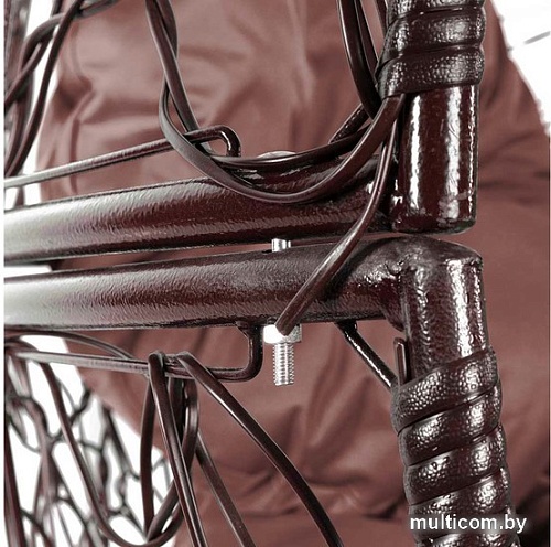 Кресло M-Group Апельсин 11520205 (коричневый ротанг/коричневая подушка)