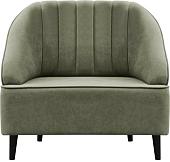 Интерьерное кресло Brioli Донато (велюр, B10 серо-коричневый/темные ножки)