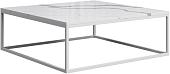 Журнальный столик LoftyHome Годмар Квадро 1627722 (мрамор сноу/белый)